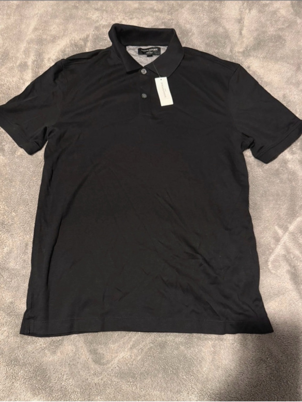 Banana Republic Black Polo Shirt